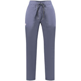 Blue Elastane Pant